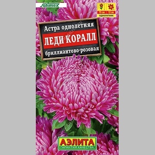 Астра Леди Коралл бриллиантово-розовая - Семена Тут