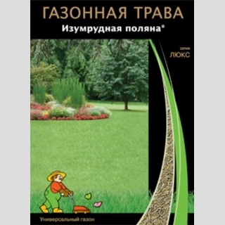 Газонная трава Изумрудная поляна 100гр (коробка) (большой пакет) - Семена Тут