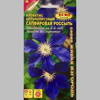 Клематис Сапфировая россыпь (цельнолистный) - Семена Тут