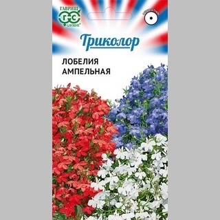 Лобелия Триколор ампельная смесь - Семена Тут
