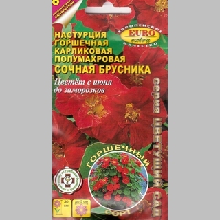 Настурция Сочная брусника - Семена Тут