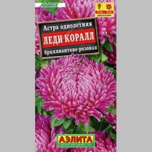 Астра Леди Коралл бриллиантово-розовая - Семена Тут