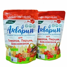 Акварин Для томатов, перцев, баклажанов 0,5 кг (дой-пак) - Семена Тут